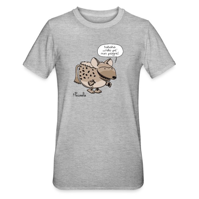 maglietta con disegno iena romana divertente